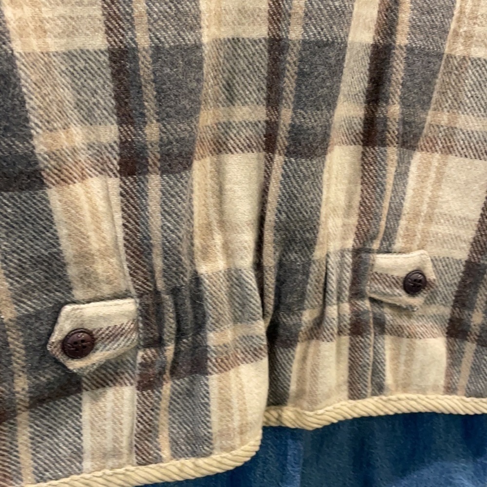 Vintage Wool and Corduroy Patchwork Vest - Picture 7 of 13